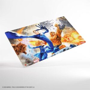 Magic: The Gathering Marvel Super Heroes Shiny Playmat - The Fantastic Four - Gamegenic