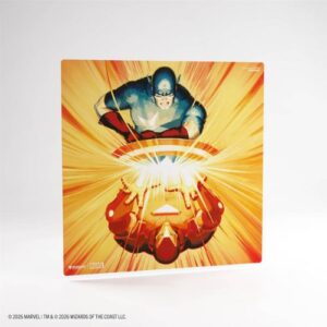 Magic: The Gathering Marvel Super Heroes 2-Player Playmat - Iron Man/Cap America - Gamegenic