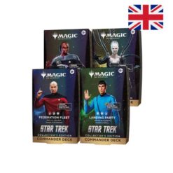 Star Trek Collector's Commander ENG Deck Display Magic the Gathering (4 Mazzi)