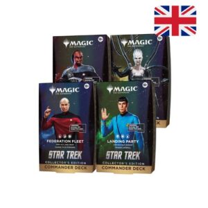 Star Trek Collector's Commander ENG Deck Display Magic the Gathering (4 Mazzi)