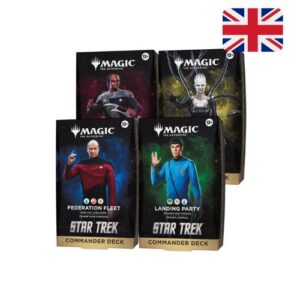 Star Trek Commander ENG Deck Display Magic the Gathering (4 Mazzi)