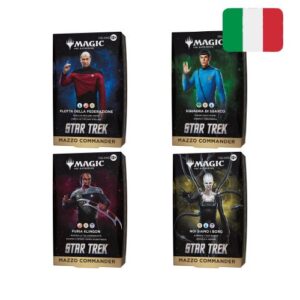 Star Trek Commander ITA Deck Display Magic the Gathering (4 Mazzi)