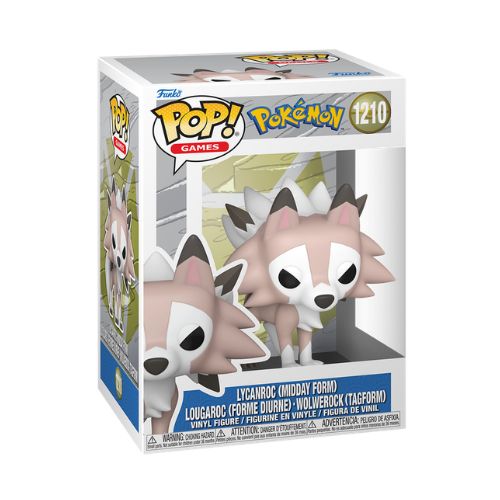 Funko POP! Games: Pokémon - Lycanroc (Midday Form) 1210 EMEA