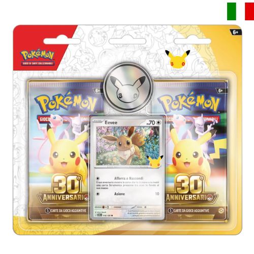 Pokemon 30° Anniversario - Blister 2 Buste ITA