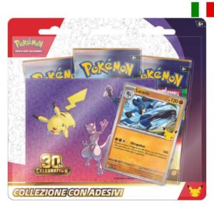 Pokemon 30° Anniversario - Collezione con Adesivi Lucario ITA