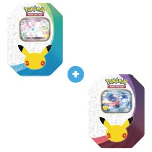 Pokémon 30° Anniversario Tin da Collezione Greninja-ex e Sylveon - EX ITA