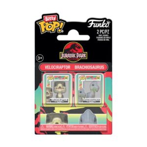 Bitty Pop! 2 Packs - Jurassic Park - Velociraptor & Brachiosaurus
