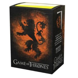 100 card protectors Game of Thrones - house of Lannister- Art Sleeves Dragon Shield