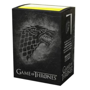 100 card protectors Game of Thrones - House Stark- Art Sleeves Dragon Shield