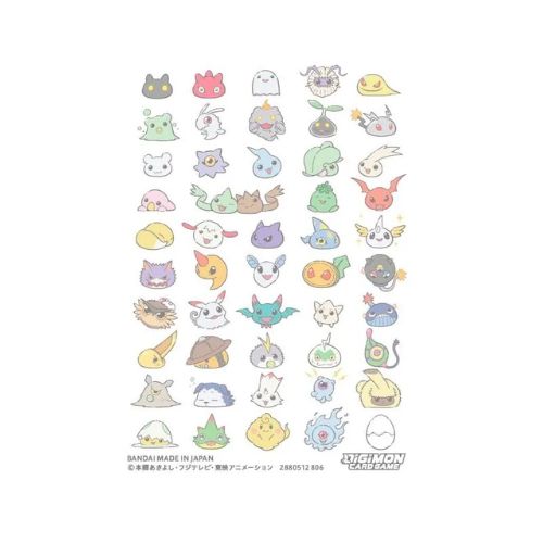 Standard In-Training Digimon, Assemble! Digimon Card Game Official Sleeve (60 Sleeves)