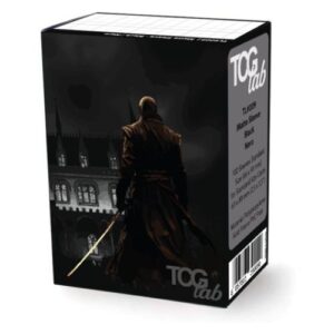 Standard Sleeves - Matte Ultra Clear Nero - 100 Sleeves - TcgLab