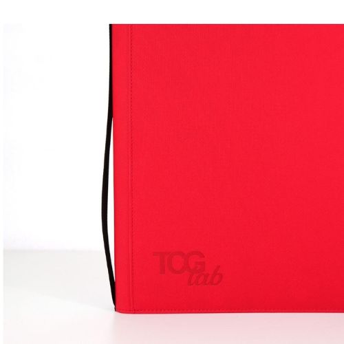 Gametrade Tgc Lab - binder with zipper Album 12-Pocket Rosso Zip Yellow