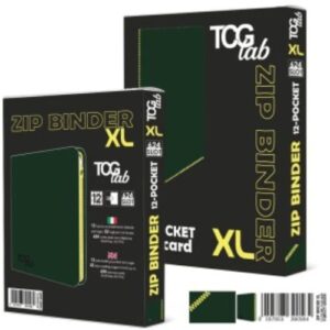 Gametrade Tgc Lab - binder with zipper Album 12-Pocket Verde Zip Yellow