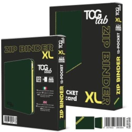 Gametrade Tgc Lab - binder with zipper Album 12-Pocket Verde Zip Yellow
