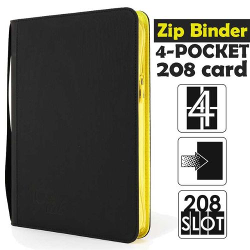 Tgc Lab - binder with zipper Album 4-Pocket Nero