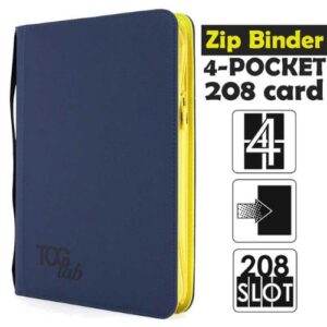 Tgc Lab - binder with zipper Album 4-Pocket Blu