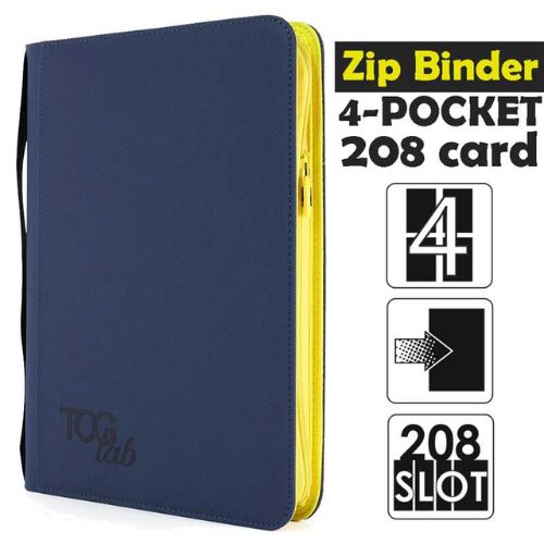 Tgc Lab - binder with zipper Album 4-Pocket Blu