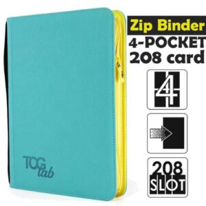 Tgc Lab - binder with zipper Album 4-Pocket Celeste