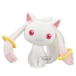 Kyubey Fluffy Puffy Figure - Puella Magi Madoka Magica Figure - Statua 7 cm