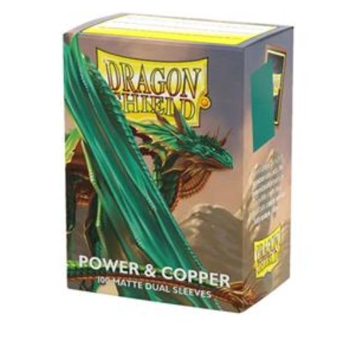 Dual Matte Power & Copper - Dragon Shield Standard (100)