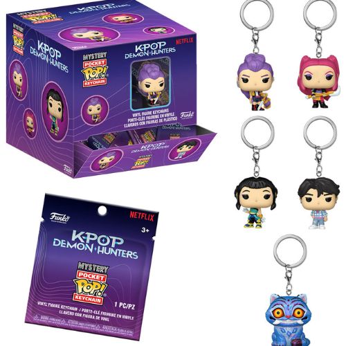 Funko Pop! Mystery Pop Keychain: K-Pop Demon Hunter Box Completo