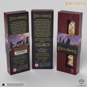 The Lord of the Rings: Ring-bearers Full Art Dice - Q-Workshop