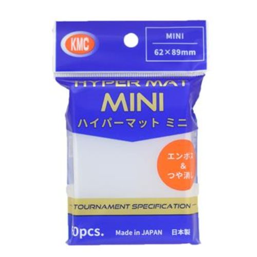 Standard Sleeves - Hyper Mat Mini Clear - 60 Sleeves - KMC
