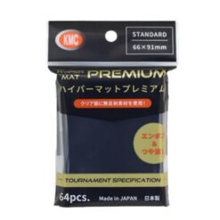 Standard Sleeves - Hyper Mat Premium Black - 64 Sleeves - KMC