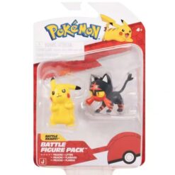 Pokémon Battle Figure Mini Figure Pikachu & Litten 5 cm Jazwares