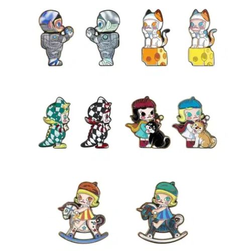 MOLLY Anniversary Statues Classical Retro Series-Badge Blind Box - Pop Mart