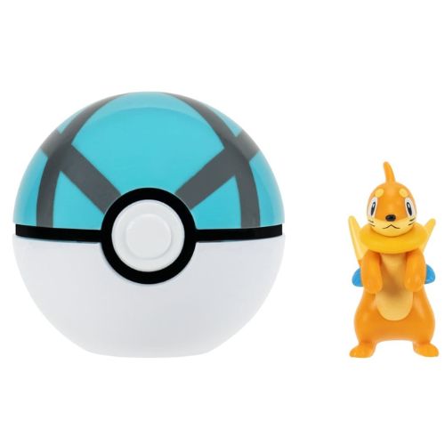 Pokémon Clip 'n' Go Action Figure Buizel & Net Ball Jazwares