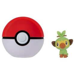 Pokémon Clip 'n' Go Action Figure Grookey & Poké Ball Jazwares