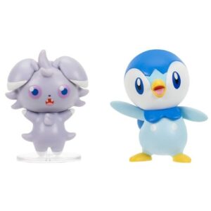 Pokémon Battle Figure Mini Figure Espurr & Piplup 5 cm Jazwares