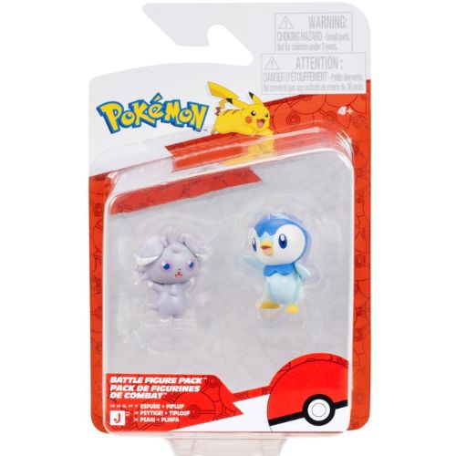 Pokémon Battle Figure Mini Figure Espurr & Piplup 5 cm Jazwares