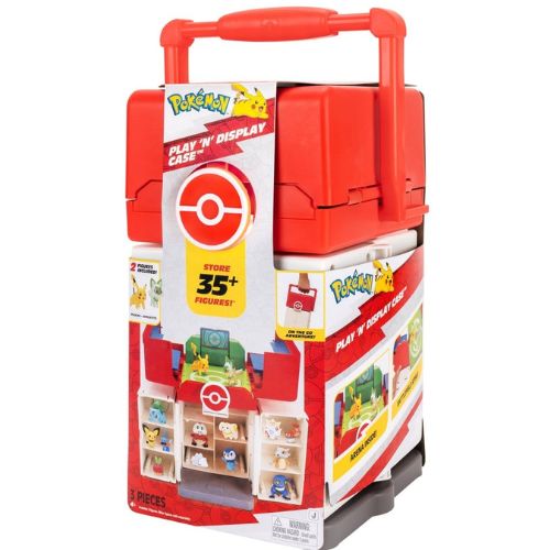 Pokémon Play 'n' Display Case 35 + Pokémon - Jazwares
