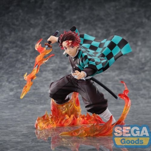 Tanjiro Kamado Transparent World Figure - Demon Slayer: Kimetsu no Yaiba FIGURIZMa - 18 cm - SEGA