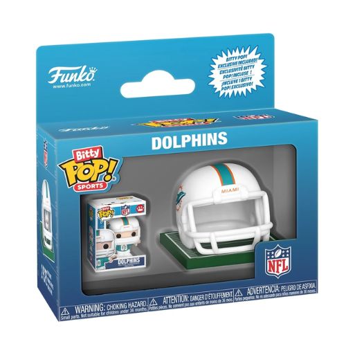 Bitty POP! Helmet & Player: NFL - Dolphins