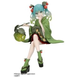 Hatsune Miku Noodle Stopper Figure - Flower Fairy Winter Cherry Green Color Ver. Figure - FURYU - Statue 15 cm