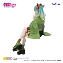 Hatsune Miku Noodle Stopper Figure - Flower Fairy Winter Cherry Green Color Ver. Figure - FURYU - Statue 15 cm
