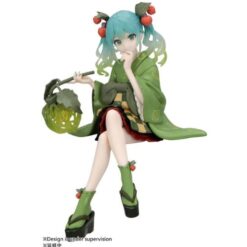 Hatsune Miku Noodle Stopper Figure - Flower Fairy Winter Cherry Green Color Ver. Figure - FURYU - Statue 15 cm