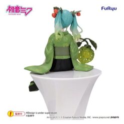 Hatsune Miku Noodle Stopper Figure - Flower Fairy Winter Cherry Green Color Ver. Figure - FURYU - Statue 15 cm