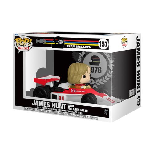Funko POP! Rides Superdeluxe: Team Mclaren: James Hunt with McLaren M23D 157