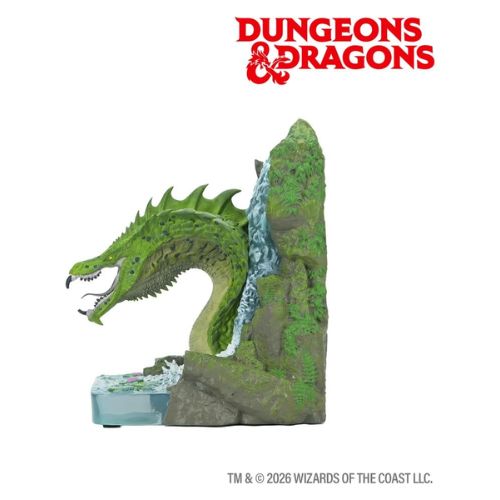 D&D Bookend Green Dragon 18 cm - reggilibri
