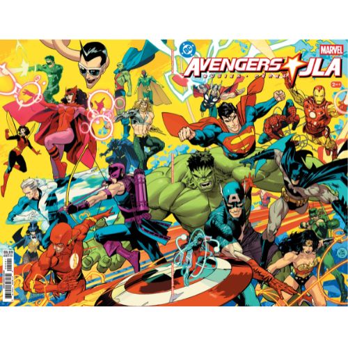 DC Facsimile JLA/Avengers 2 Variant Wraparound di Dan Mora