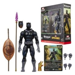 Black Panther 15 cm (plus Exclusive Foil Card) Figure – Marvel Legends Magic: The Gathering Action Figure