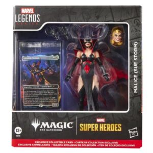 Malice (Sue Storm) 15 cm (plus Exclusive Foil Card) Figure – Marvel Legends Magic: The Gathering Action Figure