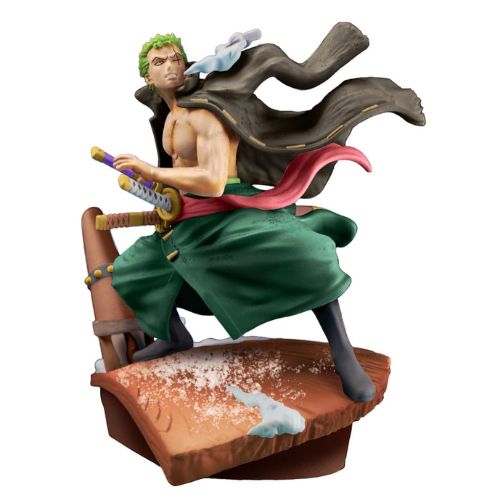 One Piece Petitrama PVC Mini Statue Logbox Re Birth Egghead 4-Set 9 cm