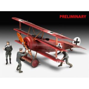 Revell: Fokker Triplane DR.1 - 75 Years Plastic Modelling 1:28