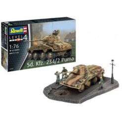 Sd.Kfz. 234/2 Puma Revell 1:76 Kit Diorama Modellismo