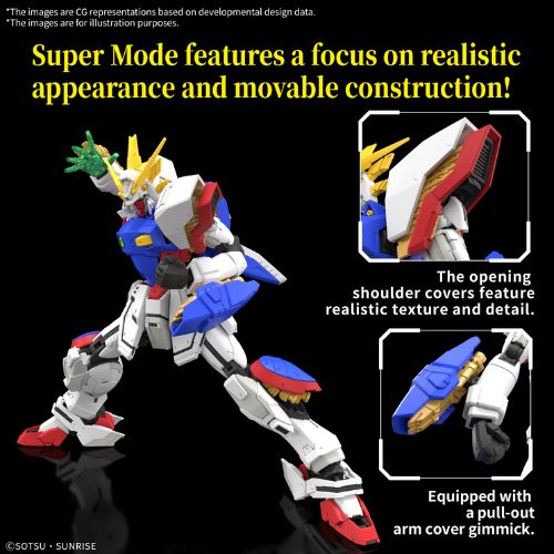 RG Shining Gundam 1/144 Bandai - Model Kit Real Grade